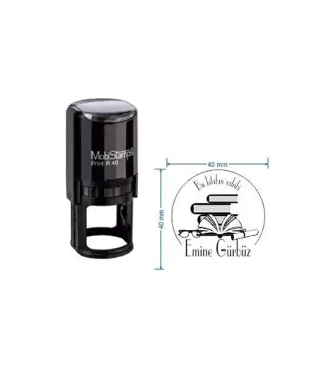 Mobistamps R40 Kişiye Özel Kütüphane Kaşesi