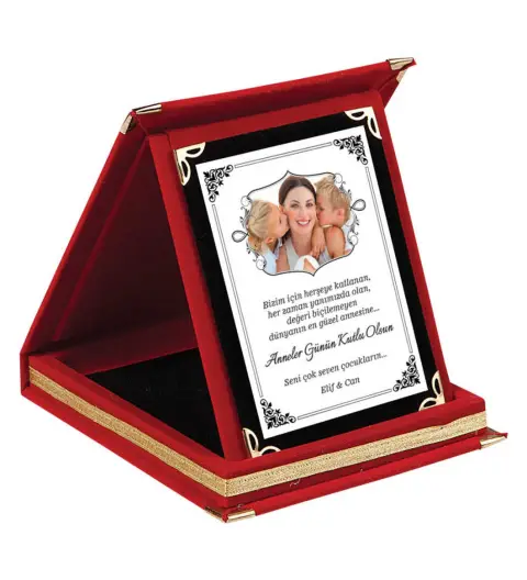 Logolu Plaket 16x20 - Canım Annem