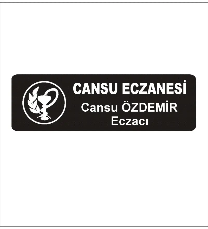 Kaşeciniz Yaka İsimliği - Kişiye Özel İsimlik (siyah)