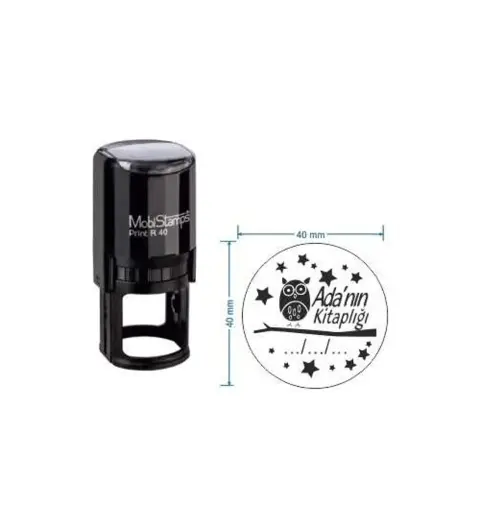 Mobistamps R40 Kişiye Özel Kütüphane Kaşesi