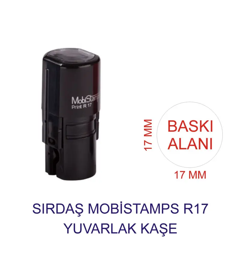 Sırdaş R17 Yuvarlak Kaşe - 17 Mm