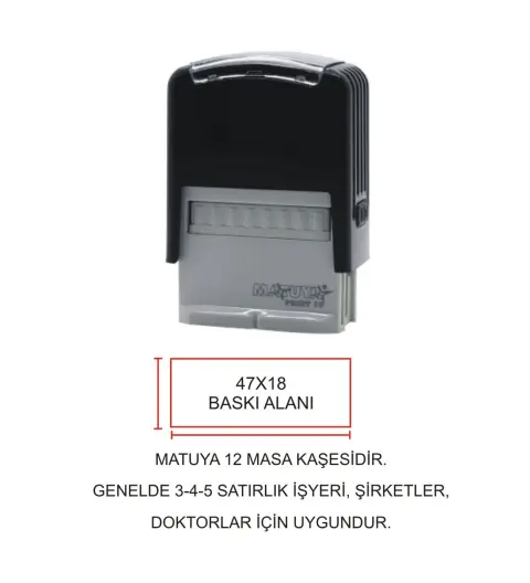 Matuya 12- Şirket - Firma Kaşesi