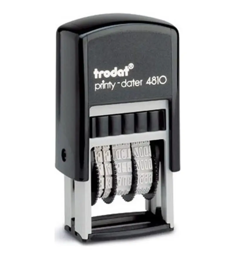 Trodat 4810 Tarih Damgası 3,8Mm İngilizce