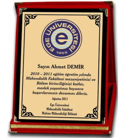 Plaket / Madalya / Yaka Kartı