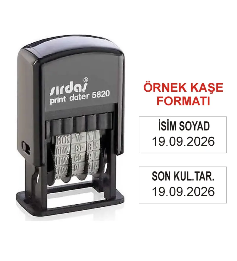 Sırdaş 5820 İsimli Tarih Kaşesi