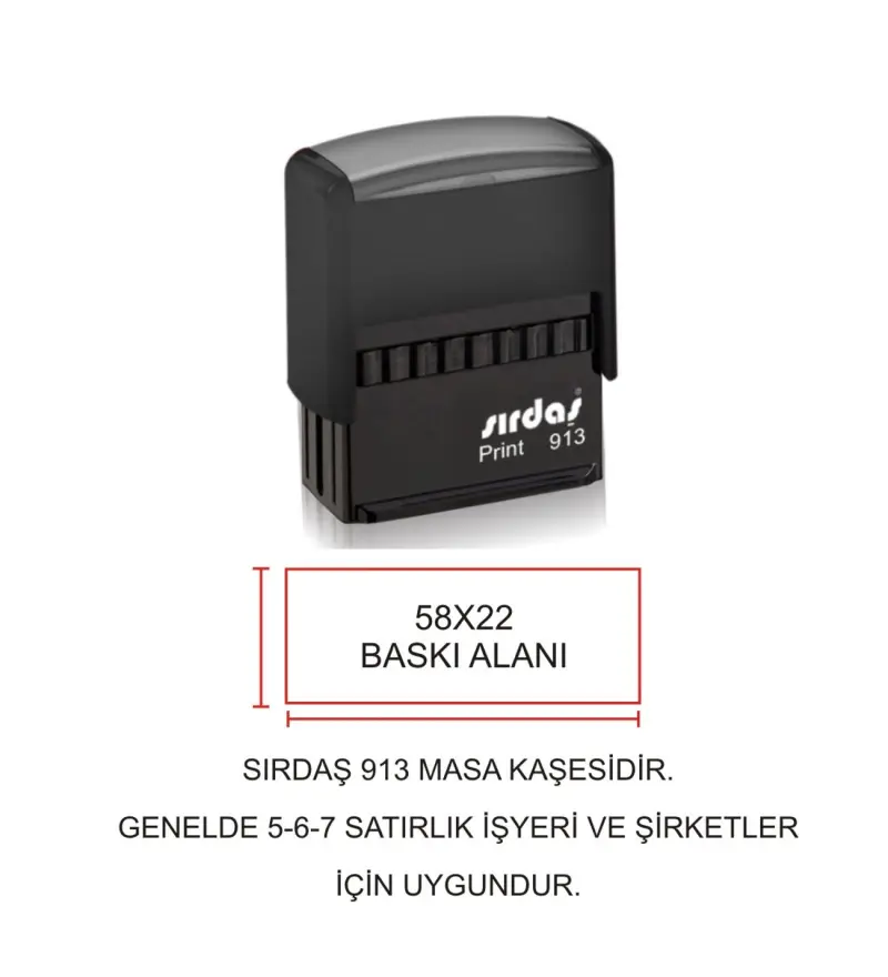 Sırdaş 913 Kişiye Özel Şirket Kaşesi