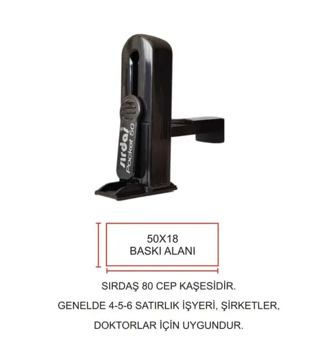 Cep Kaşe Sırdaş 80 Kişiye Özel Şirket Kaşesi