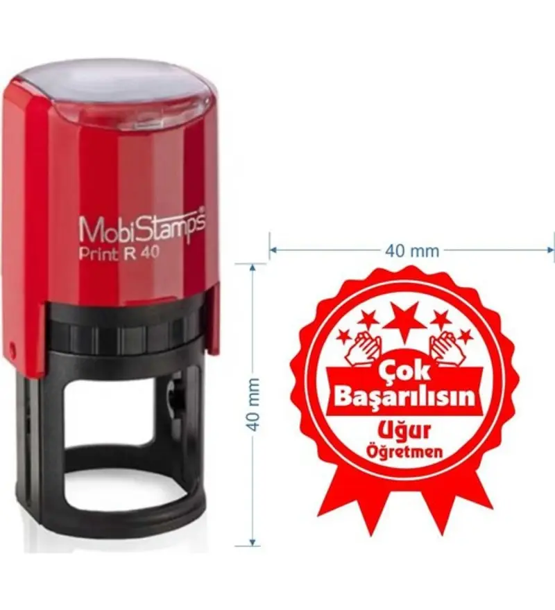 Mobistamps R40 Kişiye Özel Öğretmen Kaşesi