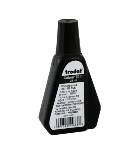 Trodat 7011 Kaşe Mürekkebi - Siyah