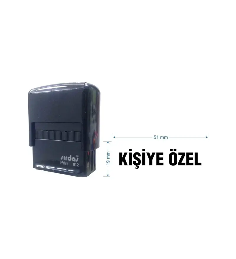 Sırdaş 912 Kaşe Siyah Makine Siyah Keçe 'Kişiye Özel' Yazısı İle
