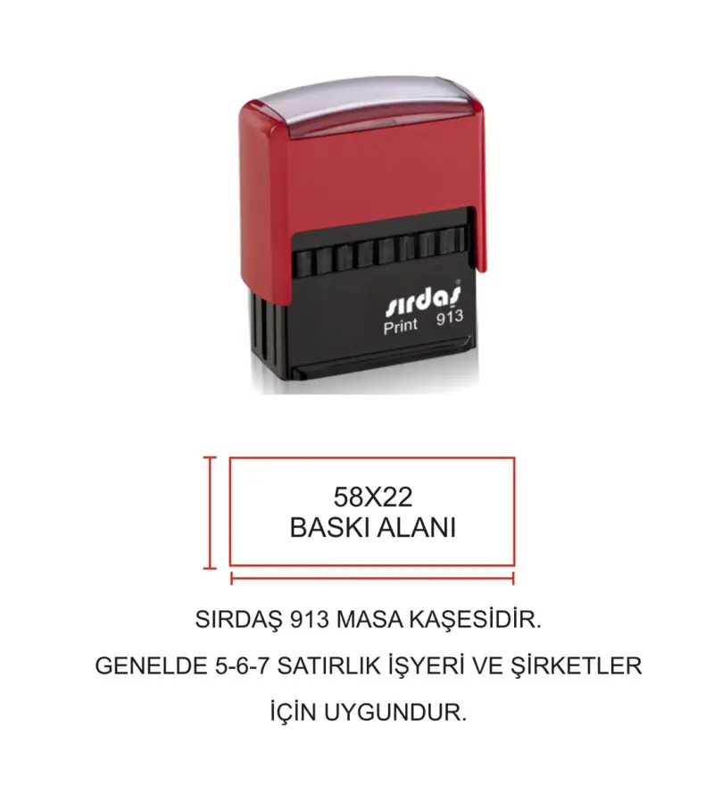 Sırdaş 913 Kişiye Özel Şirket Kaşesi