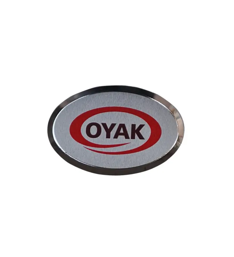 Yaka İsimliği - Gümüş Oval - 1