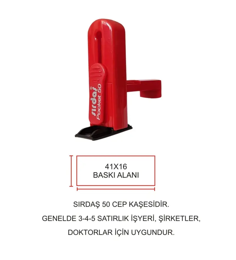 Cep Kaşe Sırdaş 50 Kişiye Özel Şirket Kaşesi