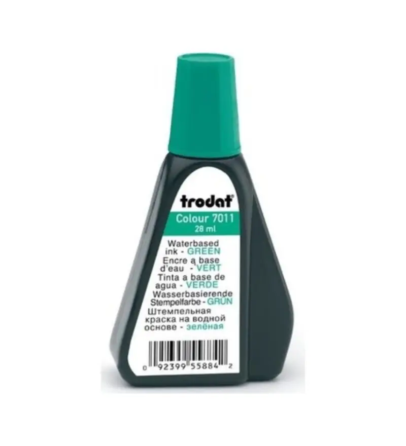 Trodat 7011 Kaşe Mürekkebi - Yeşil
