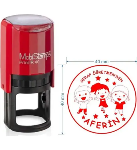 Mobistamps R40 Kişiye Özel Öğretmen Kaşesi