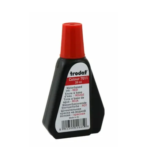 Trodat 7011 Kaşe Mürekkebi - Kırmızı