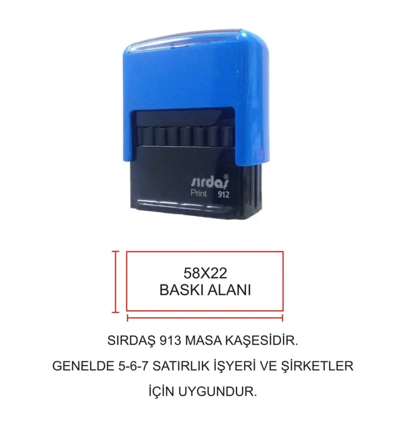 Sırdaş 913 Kişiye Özel Şirket Kaşesi