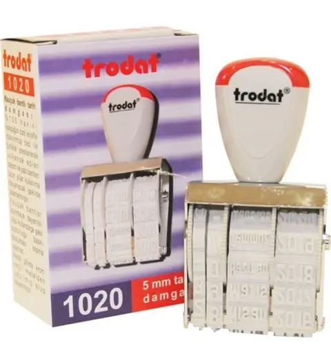 Trodat Tarih Damgası Türkçe 1020 Modeli 5 mm. Trodat