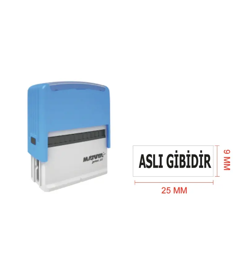 Matuya 10 "aslı Gibidir " Kaşesi